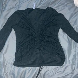 SO Black Long Sleeve Top